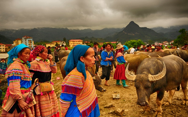 Bac Ha Sunday Market Photo