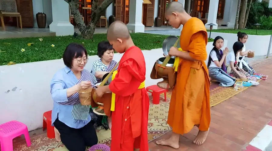 Alms-Giving-Ceremony